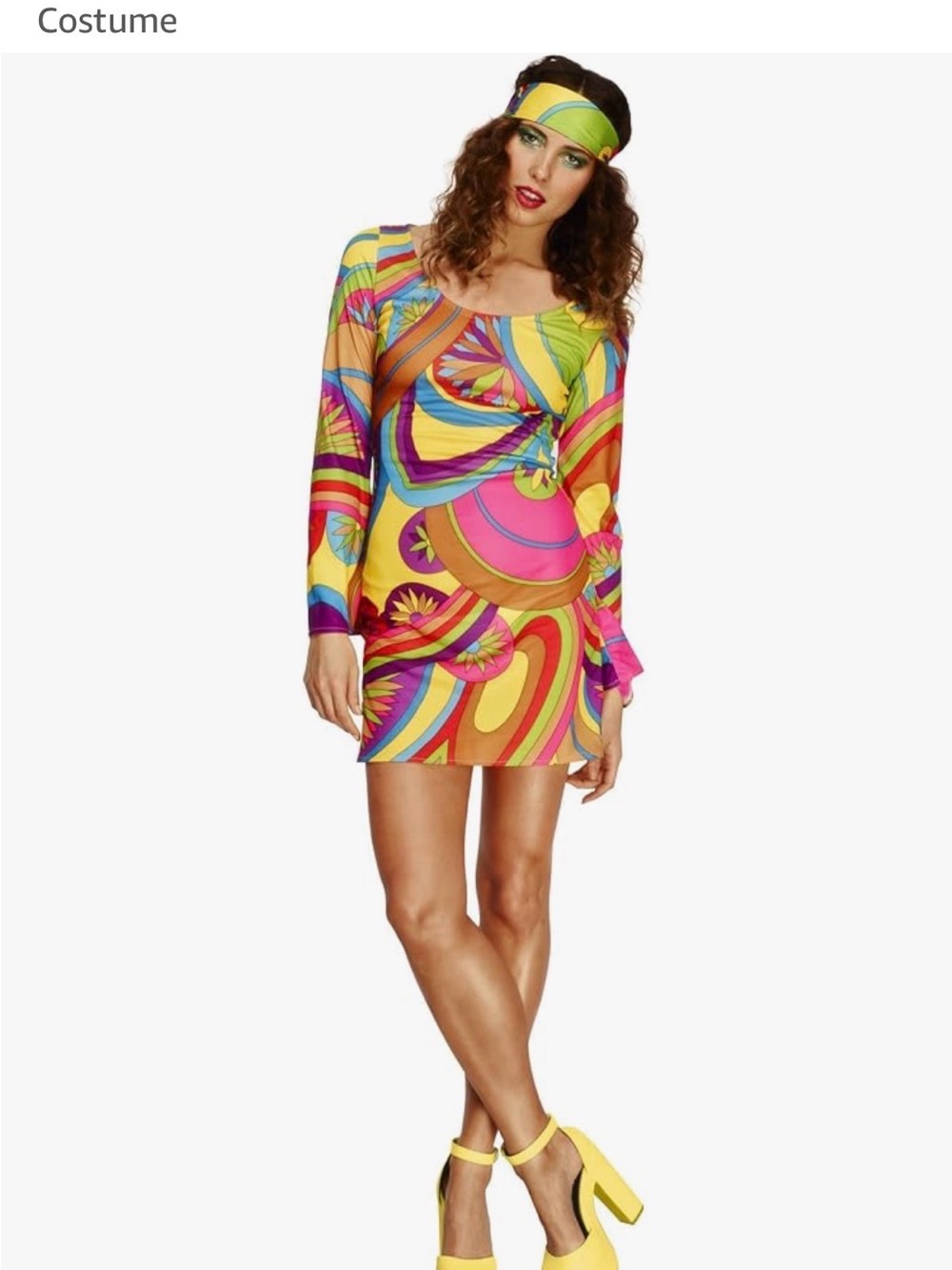 Fever 70s Flower Power Women’s Large Costume